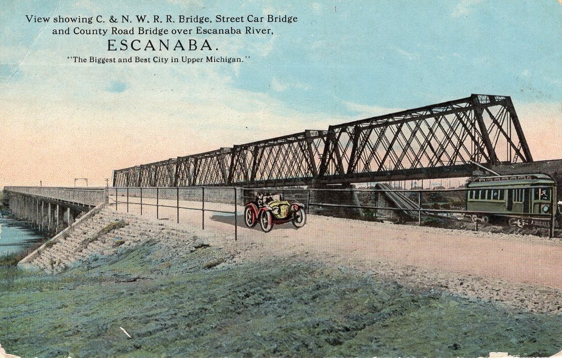 C&NW Bridge Near Wells